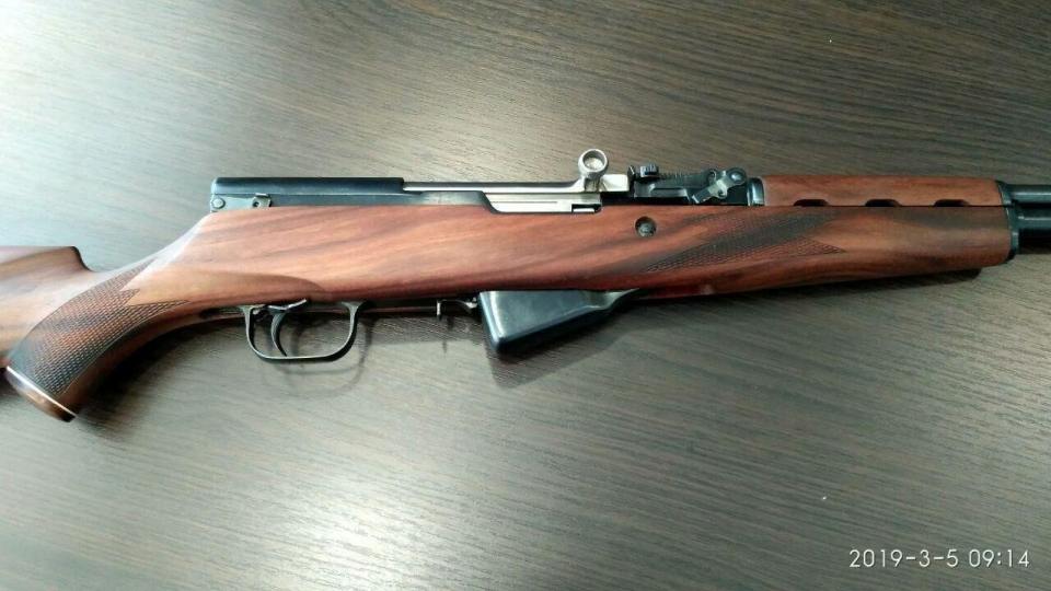 Ложа для СКС. Охота. Орех.